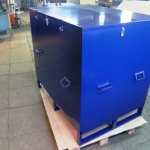 Plieninė dėžė 1200x850x1100, Steel box 1200x850x1100