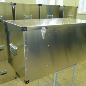 Aliuminio dėžutė 900x450x450, Aluminum box 900x450x450