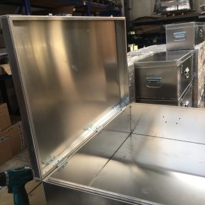 Aluminum box 730x335x260