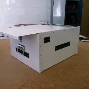 Aliuminio laikymo dėžutė 400x266x240, Aluminum storage box 400x266x240