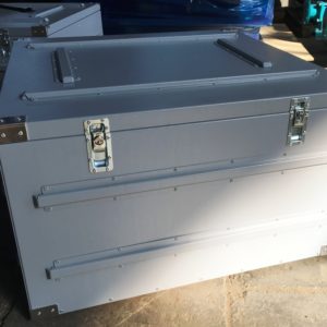 Plieninė sukraunama dėžė 750x750x430, Steel stackable box 750x750x430